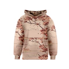 Pastel Nature , Art, Blue, Cute, Nature, Pink Kids  Pullover Hoodie