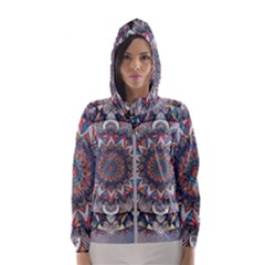 Pattern Nature Women s Hooded Windbreaker