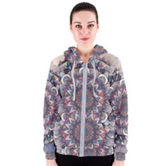 Pattern Nature Women s Zipper Hoodie