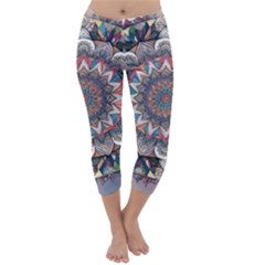 Pattern Nature Capri Winter Leggings 