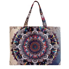 Pattern Nature Zipper Mini Tote Bag