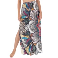 Pattern Nature Maxi Chiffon Tie-up Sarong