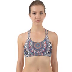 Pattern Nature Back Web Sports Bra