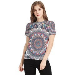 Pattern Nature Women s Short Sleeve Rash Guard