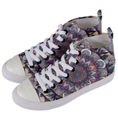 Pattern Nature Women s Mid-top Canvas Sneakers