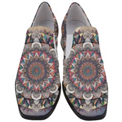 Pattern Nature Women Slip On Heel Loafers