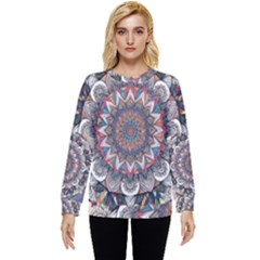 Pattern Nature Hidden Pocket Sweatshirt