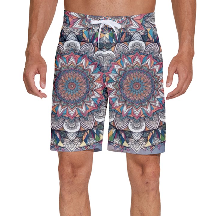 Pattern Nature Men s Beach Shorts