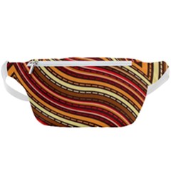 Waves Pattern Abstract Neutrals Waist Bag 