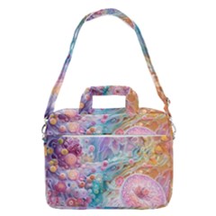 Cells Fluid Bubbles Macbook Pro 15  Shoulder Laptop Bag by Maspions