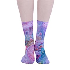 Cells Fluid Bubbles Smooth Crew Length Tube Socks