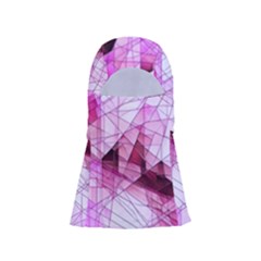 Pink Abstract Lineart Adjustable Balaclava Face Mask by Maspions