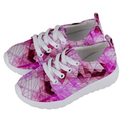 Pink Abstract Lineart Kids  Lightweight Sports Shoes