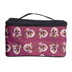 Whimsy Chickens Pattern Cosmetic Storage Case by dflcprintsclothing