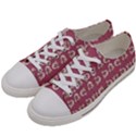 Whimsy Chickens Pattern Women s Low Top Canvas Sneakers View2