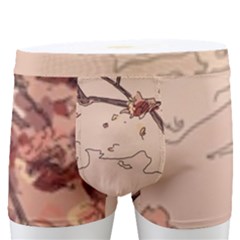 Pastel Nature , Art, Blue, Cute, Nature, Pink Men s Boxer Briefs