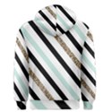 Pattern, Blue, Gold, Lines, Stripes Men s Core Hoodie View2