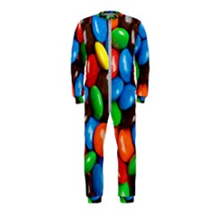 Colorful Candy Background, Close-up Onepiece Jumpsuit (kids)