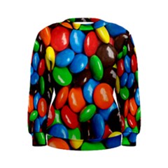 Colorful Candy Background, Close-up Women s Sweatshirt