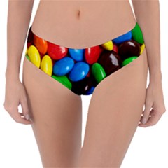 Colorful Candy Background, Close-up Reversible Classic Bikini Bottoms by kyorashop23