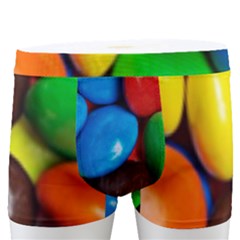 Colorful Candy Background, Close-up Men s Boxer Briefs