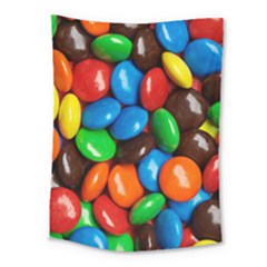 Colorful Candy Background, Close-up Medium Tapestry