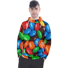 Colorful Candy Background, Close-up Men s Pullover Hoodie