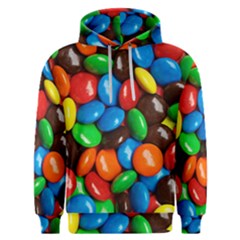 Colorful Candy Background, Close-up Men s Overhead Hoodie