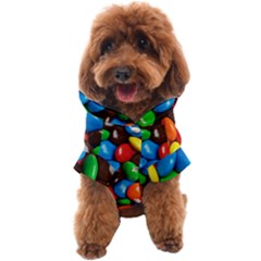 Colorful Candy Background, Close-up Dog Coat