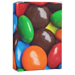 Colorful Candy Background, Close-up Playing Cards Single Design (rectangle) With Custom Box