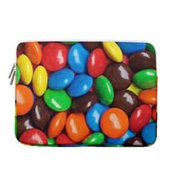 Colorful Candy Background, Close-up 14  Vertical Laptop Sleeve Case With Pocket by kyorashop23