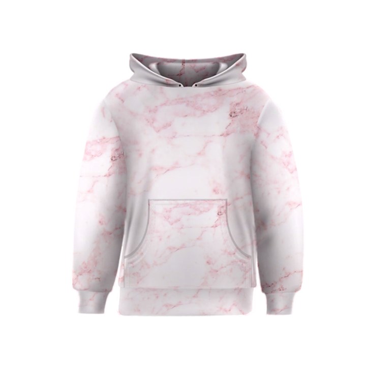 Pink Marble, Gold, Marble, Pattern, Pink, Rose Kids  Pullover Hoodie