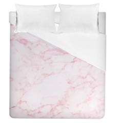 Pink Marble, Gold, Marble, Pattern, Pink, Rose Duvet Cover (queen Size)