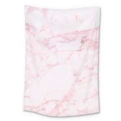 Pink Marble, Gold, Marble, Pattern, Pink, Rose Large Tapestry