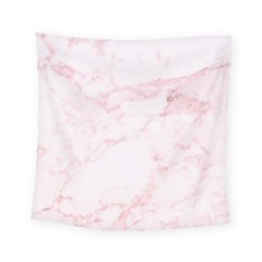 Pink Marble, Gold, Marble, Pattern, Pink, Rose Square Tapestry (small) by kyorashop23