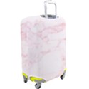 Pink Marble, Gold, Marble, Pattern, Pink, Rose Luggage Cover (Large) View2