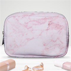 Pink Marble, Gold, Marble, Pattern, Pink, Rose Make Up Pouch (small) by kyorashop23