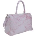 Pink Marble, Gold, Marble, Pattern, Pink, Rose Duffel Travel Bag View2