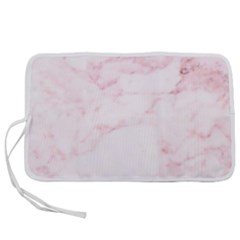 Pink Marble, Gold, Marble, Pattern, Pink, Rose Pen Storage Case (m) by kyorashop23