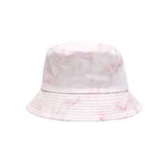 Pink Marble, Gold, Marble, Pattern, Pink, Rose Inside Out Bucket Hat (kids) by kyorashop23