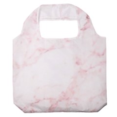 Pink Marble, Gold, Marble, Pattern, Pink, Rose Premium Foldable Grocery Recycle Bag by kyorashop23