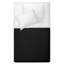 Plain Black Black Duvet Cover (Single Size) View1