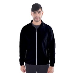 Plain Black Black Men s Windbreaker