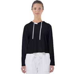 Plain Black Black Women s Slouchy Sweat