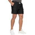 Plain Black Black Men s Runner Shorts View2