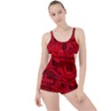 Red Roses , Flowers, Red Roses Boyleg Tankini Set  View1