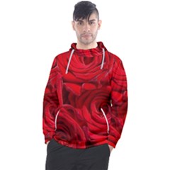 Red Roses , Flowers, Red Roses Men s Pullover Hoodie