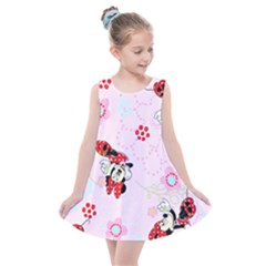 Red, Bow, Mouse, Flower, Child, Paper Kids  Summer Dress by kyorashop23