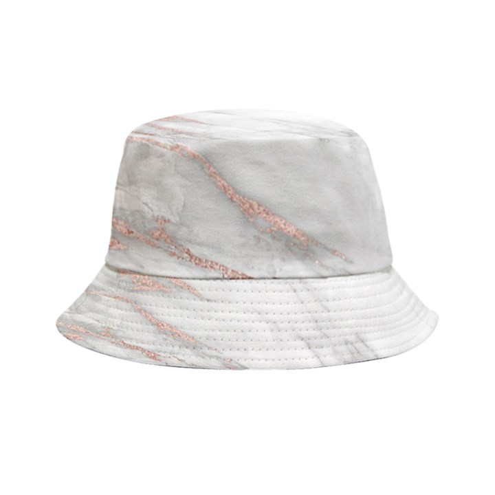 Rose Gold Marble, Rose Gold, Inside Out Bucket Hat