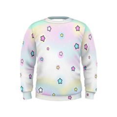 Stars, Cute, Pastel, Pattern Kids  Sweatshirt